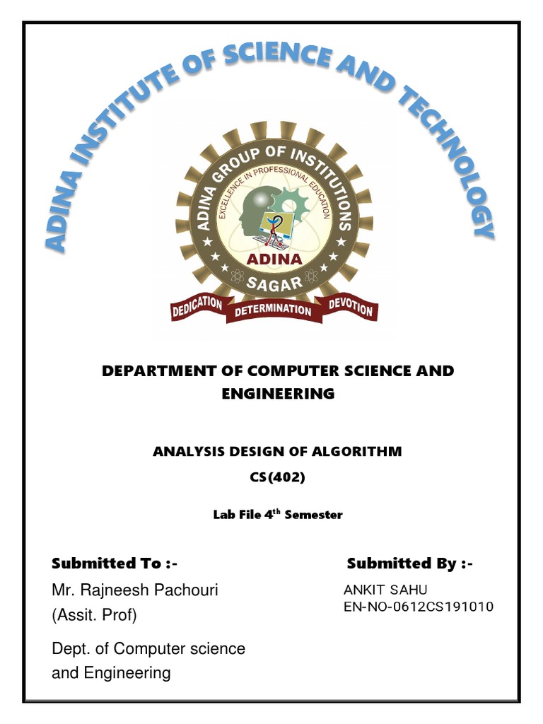 Ada Lab File | PDF | Mathematical Relations | Computing
