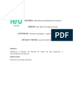 Actividad de Aprendizaje 1. Análisis de Caso