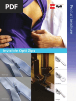 Invisible Opti Zips: Woven Tape