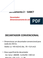 Dimensionamento Decantador Convencional-SABE7