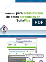 Manual Actualizacion Datos Sofiaplus