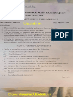 Delhi Judicial Service Mains Exam Question Paper 2018 PCS J Civil Judge UpJob - in