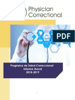 Informe Estadístico Anual Salud Correccional PSC 2018-2019
