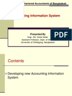 Accounting Information System: The Institute of Chartered Accountants of Bangladesh
