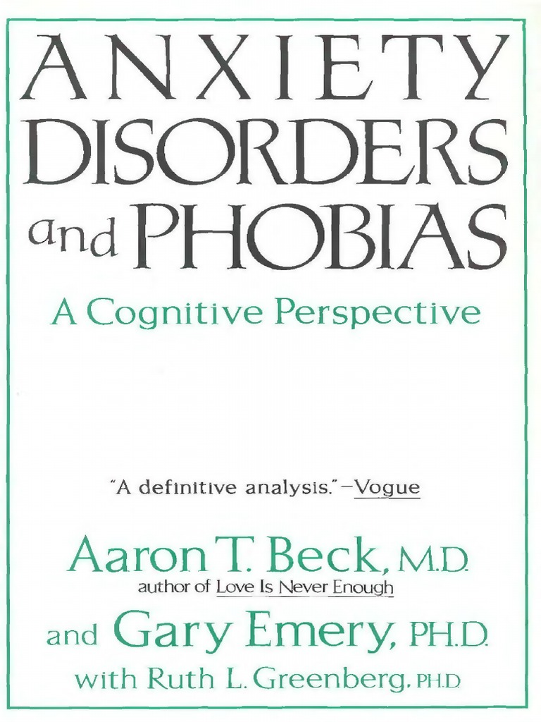 (Aaron T. Beck, Gary Emery, Ruth L. Greenberg) Anx (BookFi) | PDF