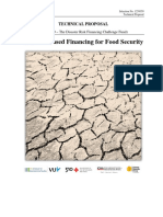 Forecast-Based Financing For Food Security: Technical Proposal