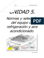 Unidad 5.: Normas y Selección Del Equipo de Refrigeración y Aire Acondicionado