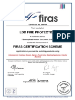 LDD Fire Protection: Certificate No. ID3769