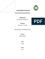 Actividades didácticas de recreación para mejorar habilidades motoras