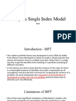 10 Sharpe S Single Index Model