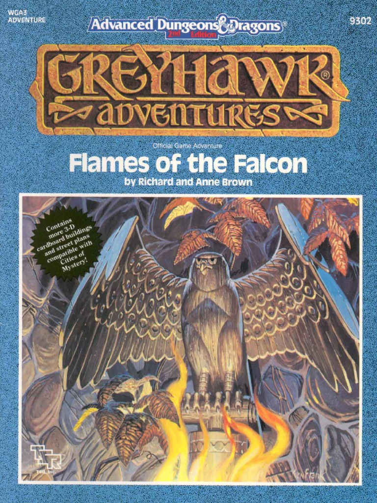 Pub Flames of The Falcon Adampd Greyhawk Module Wga3 | PDF | Tsr, Inc ...