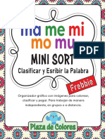 Mini Sort: Clasificar y Esribir La Palabra