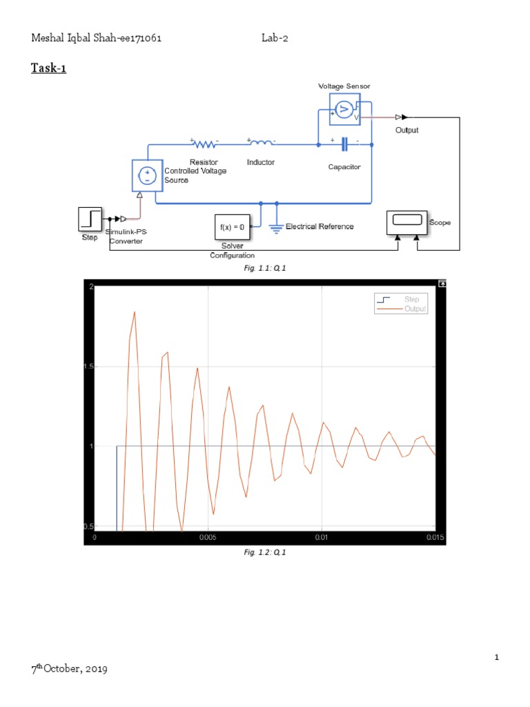 Lab Report: Tasks 1 & 2 Analysis | PDF