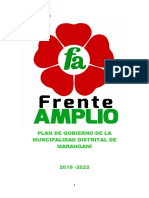 Plan de Gobierno Frente Amplio 2019-2022