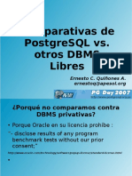 Postgresql Comparacion Con Otros Dbms Libres