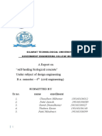 A Report On "Self-Healing Biological Concrete" Under Subject of Design Engineering B.E. Semester - 4 (Civil Engineering)
