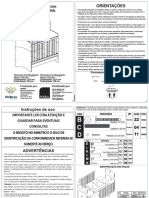 Instruções montagem berço multifuncional