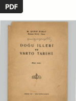 Dogu Illeri ve Varto Tarihi