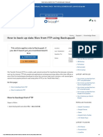 How to Back Up Data Files From FTP Using Backup4all - Backup4all