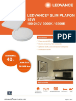 Ledvance® Slim Plafon G2 15W Latam