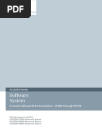 Software System: S Family Software Patch Installation - VC30C Through VC31B