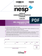 UNESP2016 2 2fase Prova