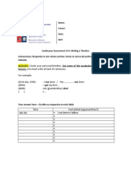 CA 4 Timeline