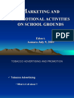 Arketing and Romotional Activities On School Grounds