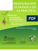 Libro Memorias Congreso Restauración Ecológica