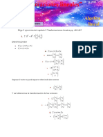 Transformaciones lineales