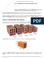 Como Representar A Espessura Das Paredes em Desenho Técnico