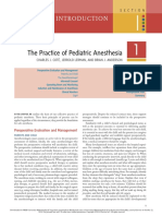 Chapter 1 - The Practice of Pediatric Anesthesia