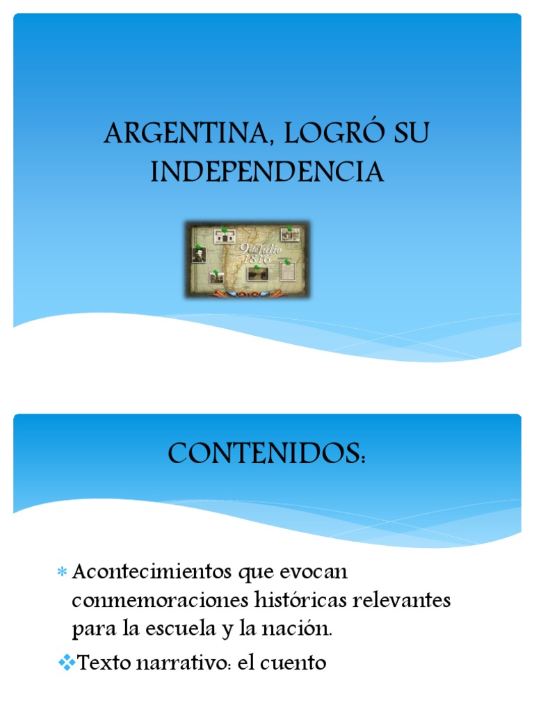 La Independencia de Argentina en 1816 | PDF | América del Sur | Gobierno