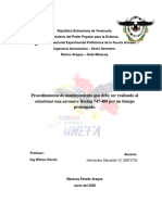 Procedimientos de Mantenimiento Que Debe Ser Realizado Al Estacionar Una Aeronave Boeing 747-400 Por Un Tiempo Prolongado.