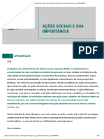 AÇÕES SOCIAIS E SUA IMPORTÂNCIA