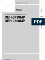 DEH-3730MP DEH-3700MP: Operation Manual