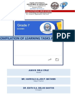 Compilation of Learning Tasks and Worksheets: Pililla National High School