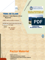 CLASE 6 - Factor Material y Factor Maquinaria