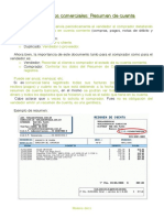 Documentos Comerciales, Resumen de Cuenta