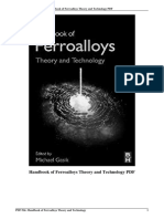 Handbook of Ferroalloys Theory and Technology PDF