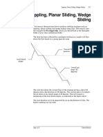 Tutorial 03 Toppling Planar and Wedge Sliding Analysis