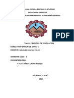 Estructura de Informe de Circuitos de Ventilacion.