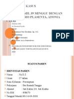 G2P1A0, Hamil 39 Minggu Dengan Iufd, Solusio Plasenta, Atonia Uteri