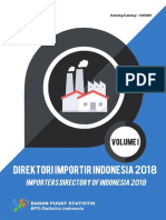 Direktori Importir Indonesia 2018 Jilid I