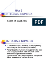 Materi Integrsi Numerik, Selasa 24 Maret 2020REV