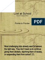 Lost at School: Points To Ponder