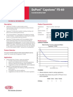 Dupont Capstone Fs-60: Technical Information