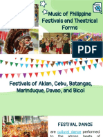 Music of Philippine Festivals and Theatrical Forms