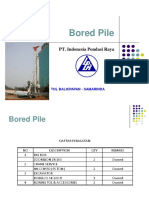 Bored Pile LENGKAP INDOPORA