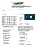 Soal PAT II Bhs Inggris Kelas VIII OK